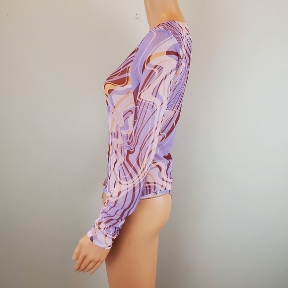 FINAL PRICE 🔥ASOS Design sheer long sleeve bodysuit - Picture 3 of 10